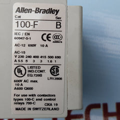 Allen-bradley 100-fa22 auxiliary contact 100-f series b