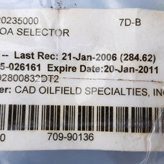 Enclosures & controls cad2800832dt2 hoa selector switch