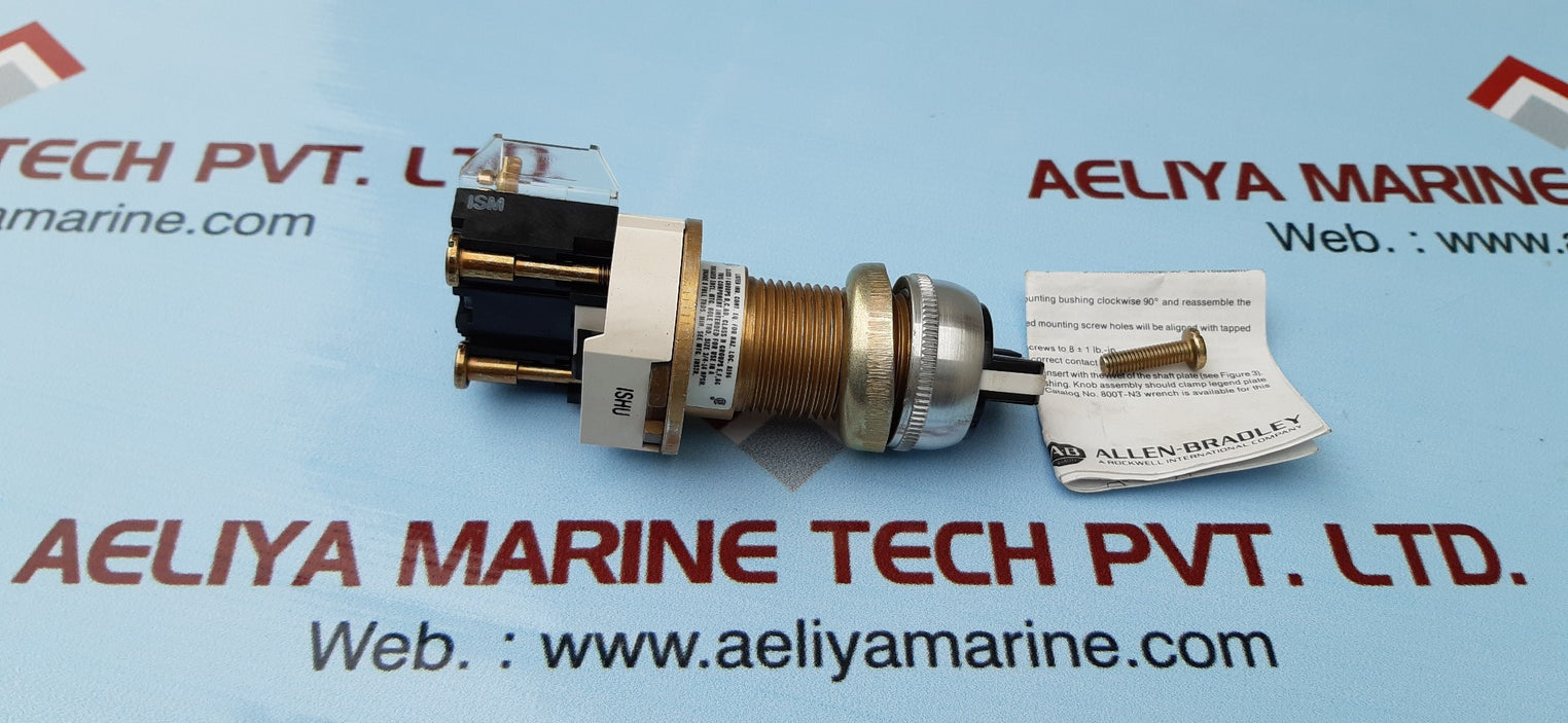 ALLEN-BRADLEY 800HHP2KB6AXXX SELECTOR SWITCH SER D