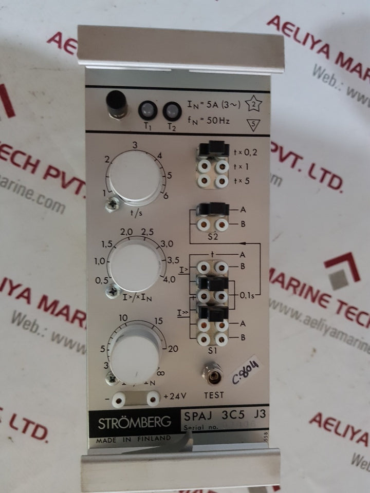 Stromberg Spaj 3C5J3 Time Relay 50Hz 24V