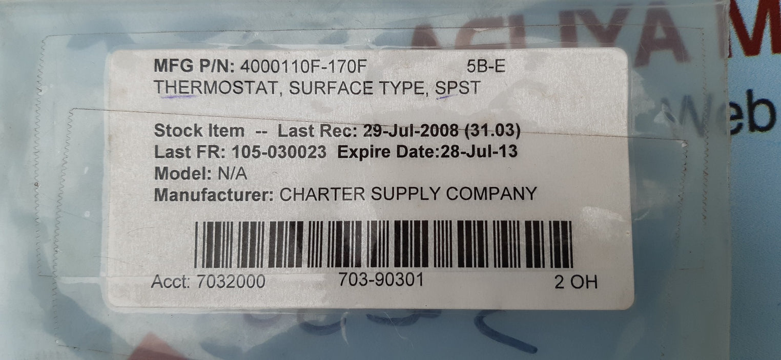 Therm-o-disc 4000 59t electric water heater element lower thermostat