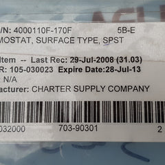 Therm-o-disc 4000 59t electric water heater element lower thermostat