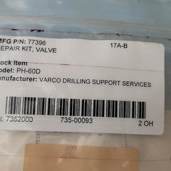 O-RING VALVE PART KIT 30099 