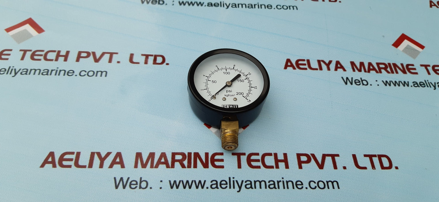 Dewit 11/63/14 manometro pressure gauge