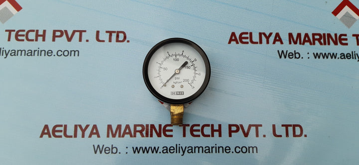 Dewit 11/63/14 manometro pressure gauge
