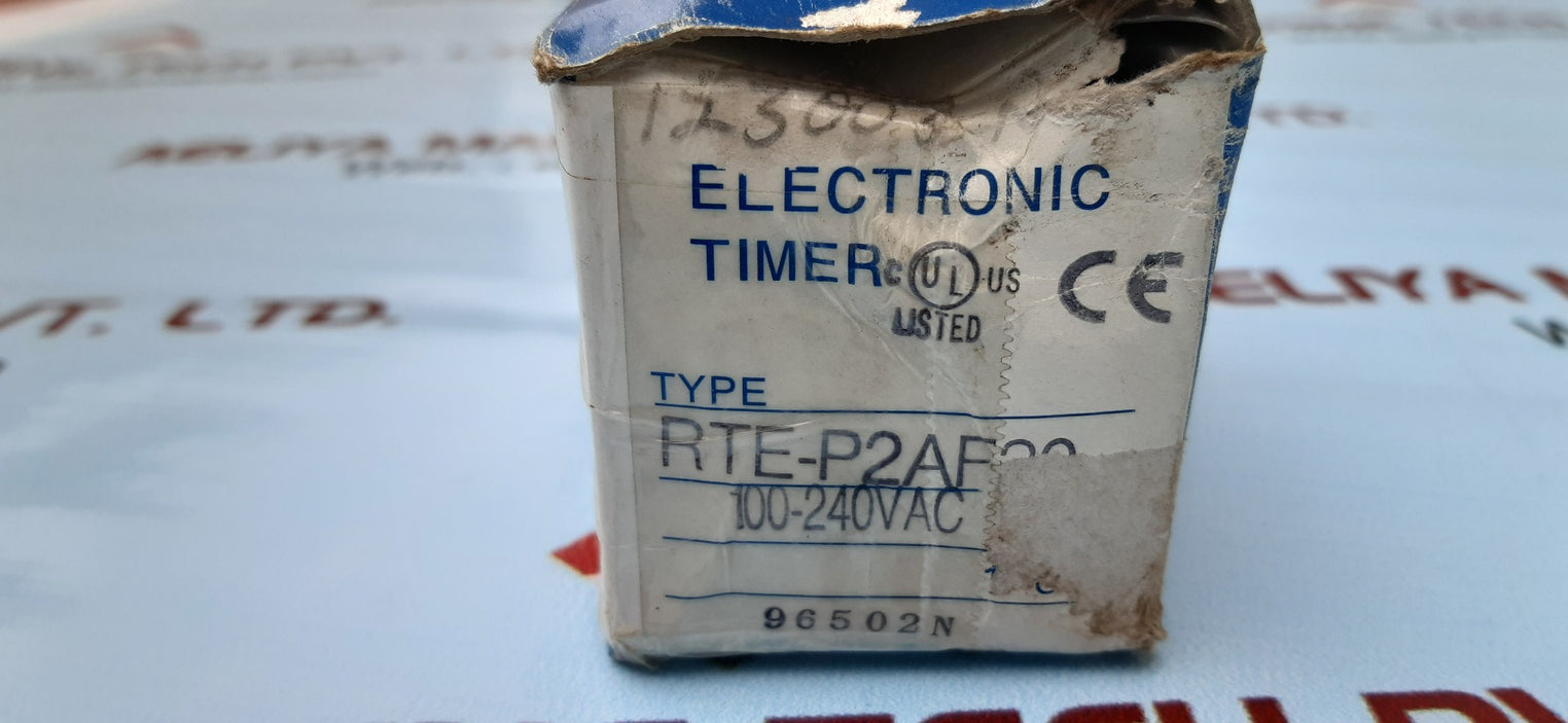 Idec 100 /240vac electronic timer rte-p2af20 