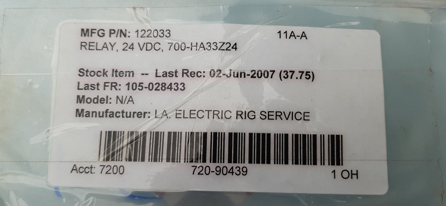 Allen bradley 700-ha33z24 relay