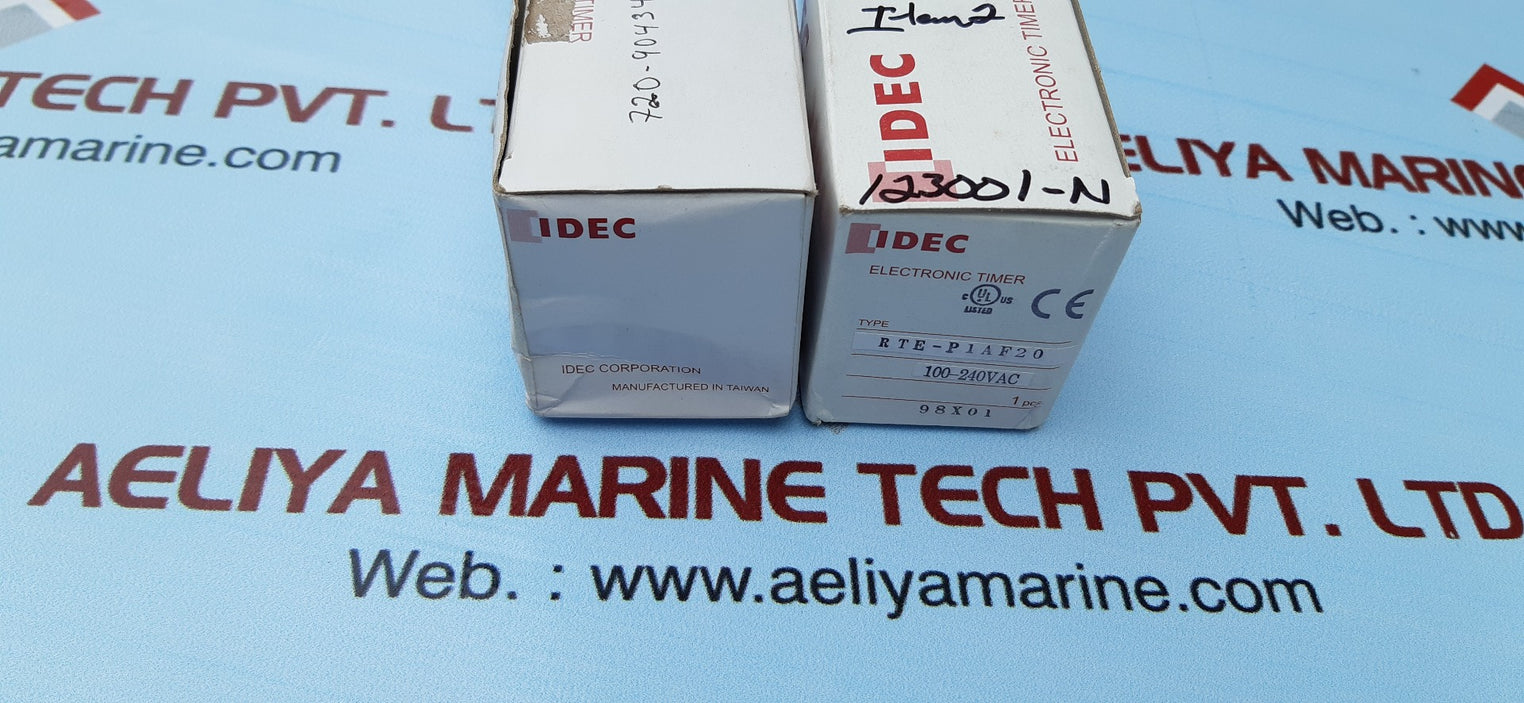 Idec rte-p1af20 electromechanical multifunction timer