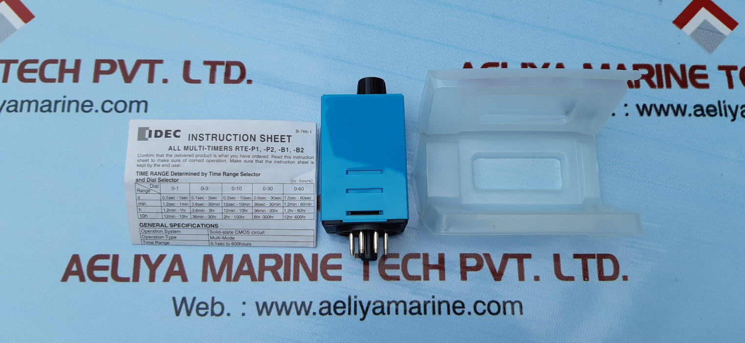 Idec rte-p1af20 electromechanical multifunction timer