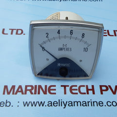 Crompton 016-01aa-mtmt panel meter 0-10 ac amperes