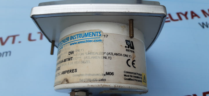 Crompton 016-01aa-mtmt panel meter 0-10 ac amperes