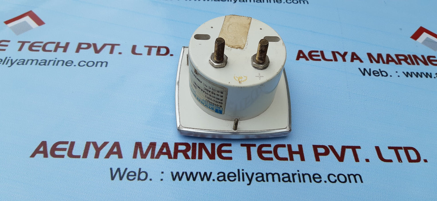 Crompton 016-01aa-mtmt panel meter 0-10 ac amperes