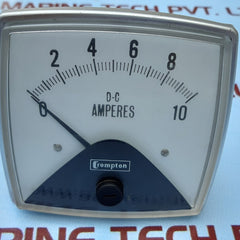 Crompton 016-01aa-mtmt panel meter 0-10 ac amperes