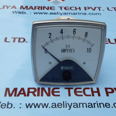 Crompton 016-01aa-mtmt panel meter 0-10 ac amperes