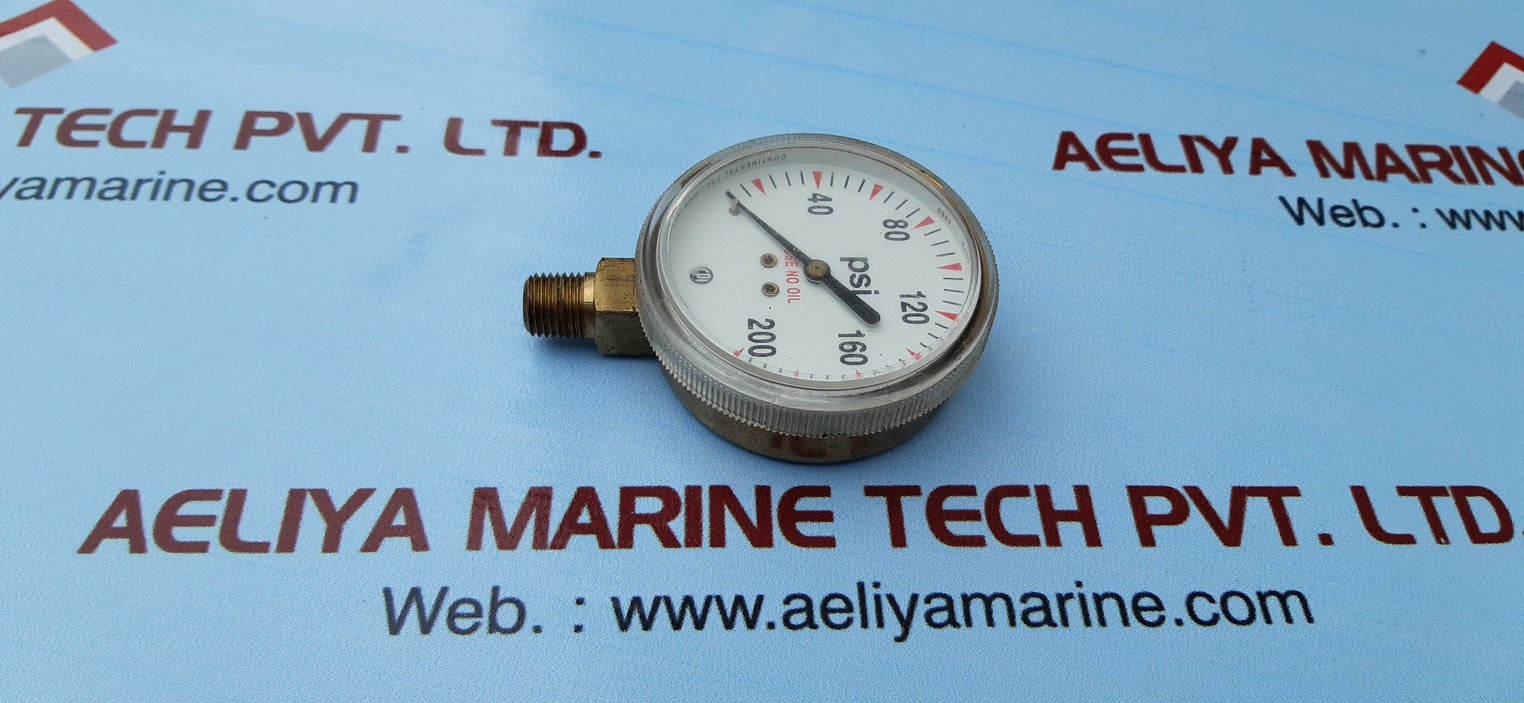 Cpi 05-023-302 brass gauge 0-200 psi