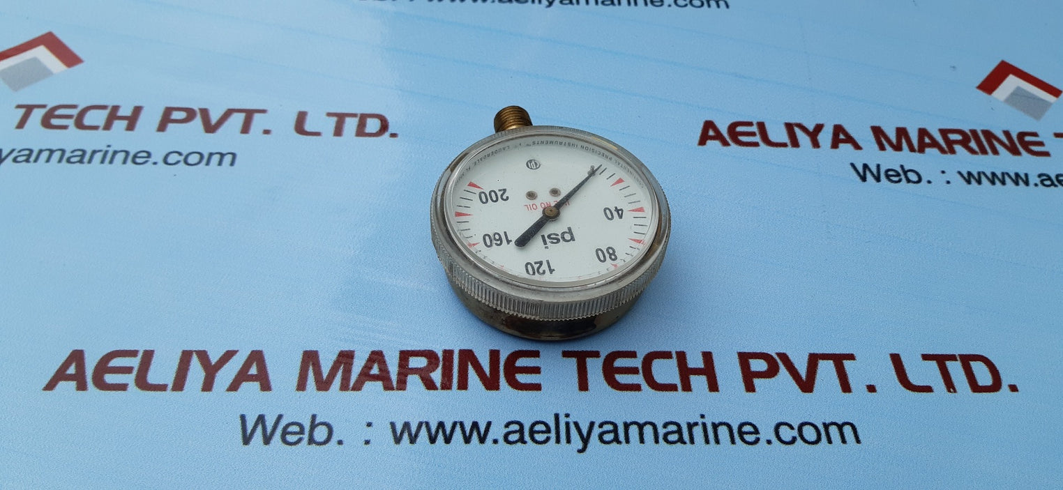 Cpi 05-023-302 brass gauge 0-200 psi