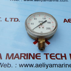 Cpi 05-023-302 brass gauge 0-200 psi