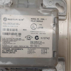 Notifier Frm-1 Fire Alarm Relay Control Module L00-1365-00 6.5mA 83705