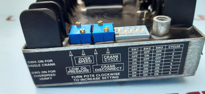 Ecu automatic engine controls for diesel & gas engines