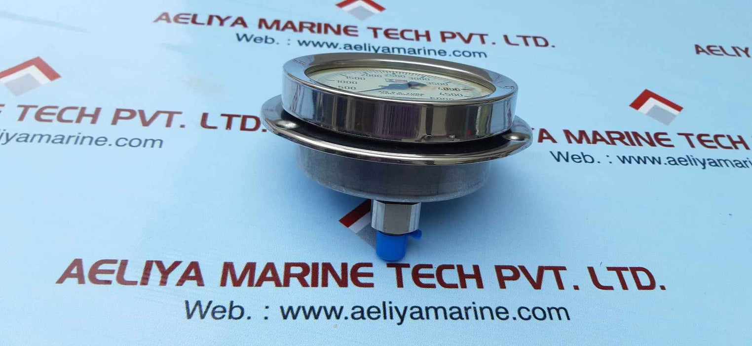 Stewarts 316 s.s.tube and socket pressure gauge 0-5000