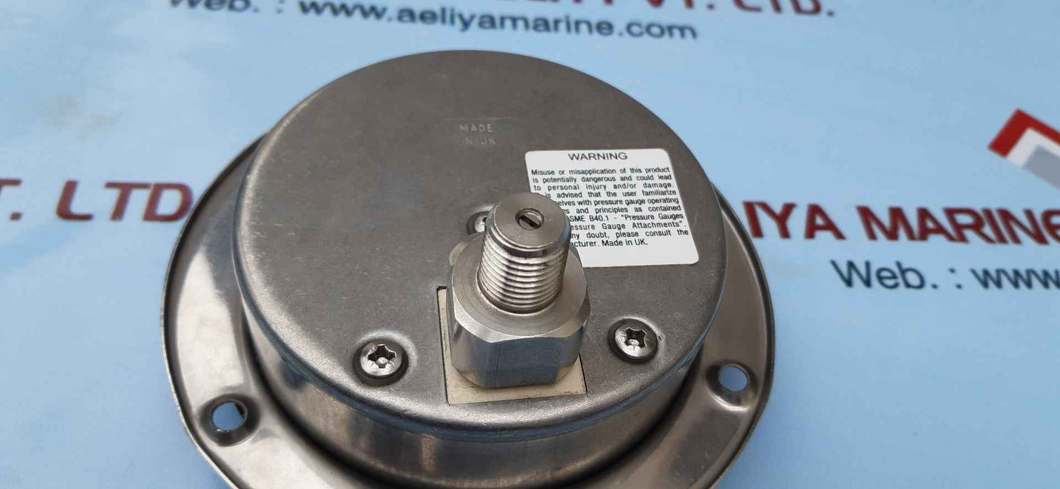 Stewarts 316 s.s.tube and socket pressure gauge 0-5000
