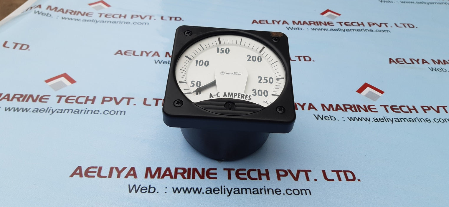 Westinghouse ka-241 ac amperes ammeter 0-300