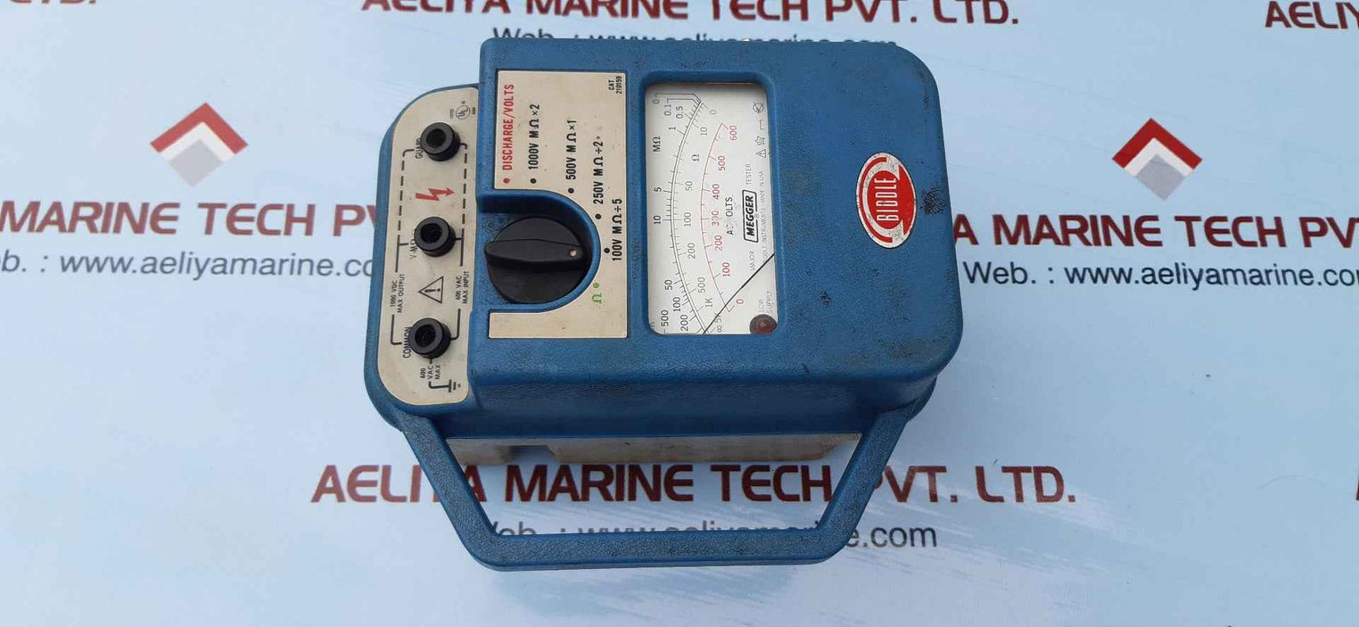 Biddle megger 210159 hand crank insulation tester