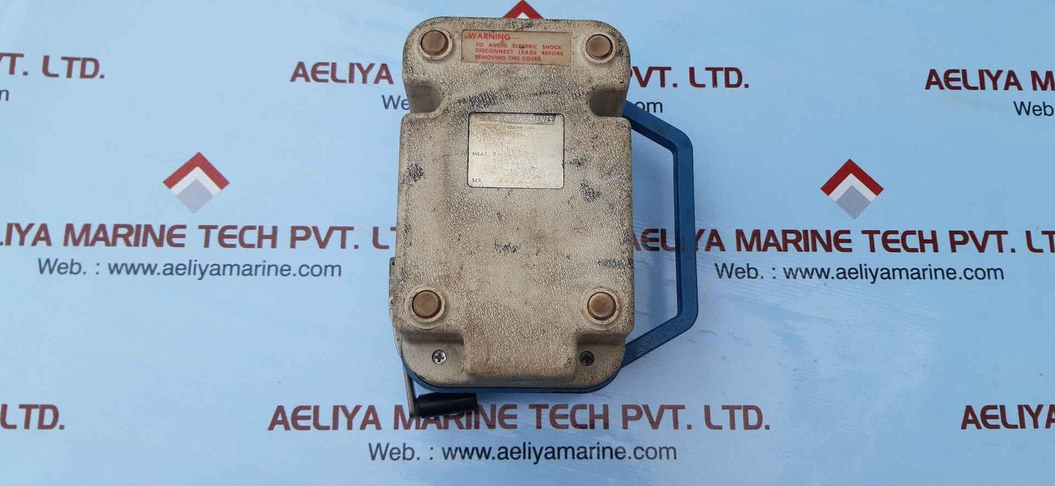 Biddle megger 210159 hand crank insulation tester