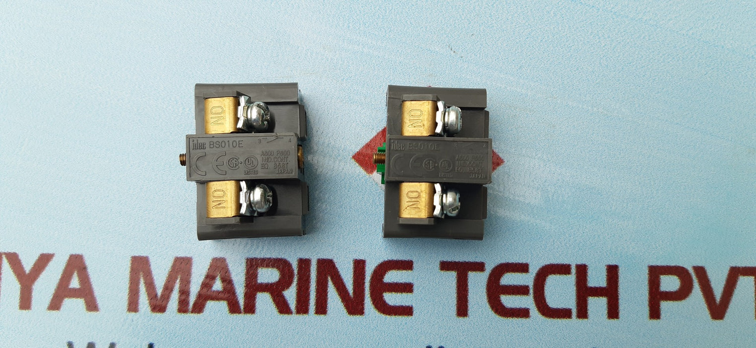 Idec bs010e terminal contact block 10a 600v 