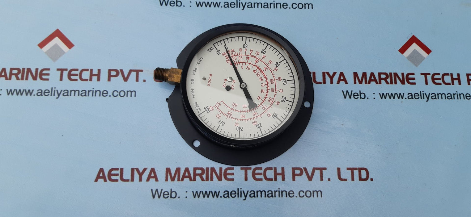 Marsh instrument Lbs.per sq.inch pressure gauge 0-300