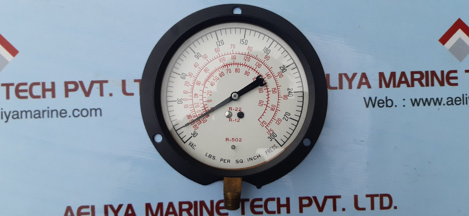 Marsh instrument Lbs.per sq.inch pressure gauge 0-300