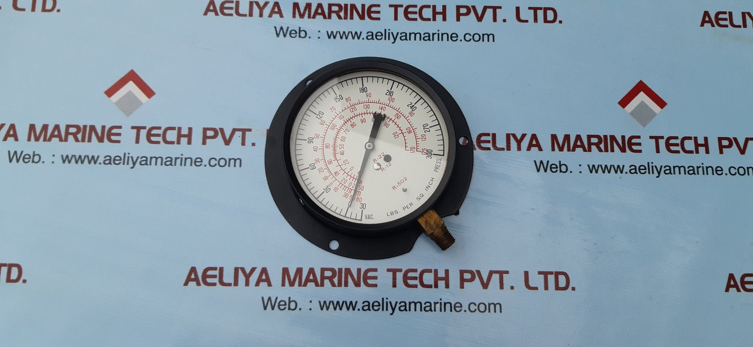 Marsh instrument Lbs.per sq.inch pressure gauge 0-300