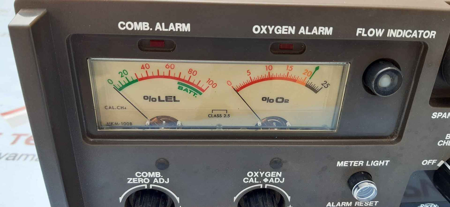 Riken keiki gx-7 oxygen and toxic portable gas detector