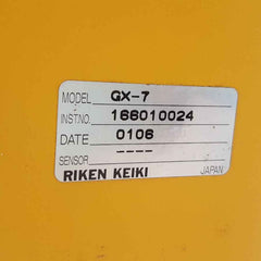 Riken keiki gx-7 oxygen and toxic portable gas detector