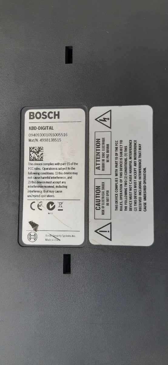 Bosch kbd-digital intuikey keyboard with joystick