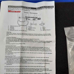 Westward outside vernier micrometer