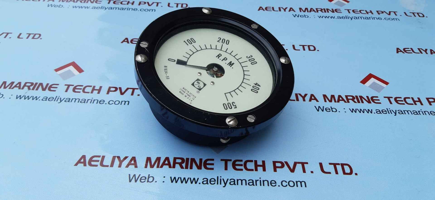 Martin decker b1634-50 gauge rpm 0-500