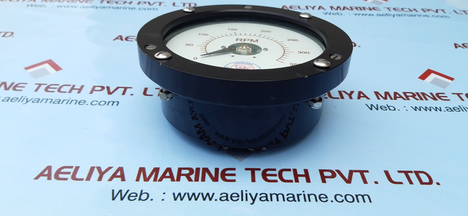 Louisiana electric 140011-1 rpm meter 0-350