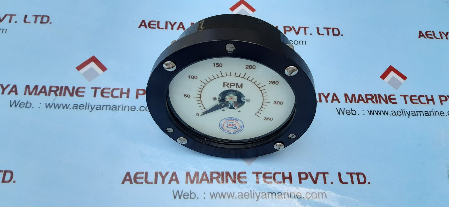 Louisiana electric 140011-1 rpm meter 0-350