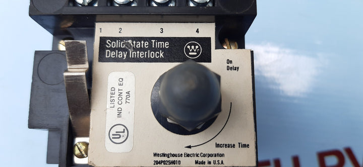 Westinghouse ton-56 solid state timer