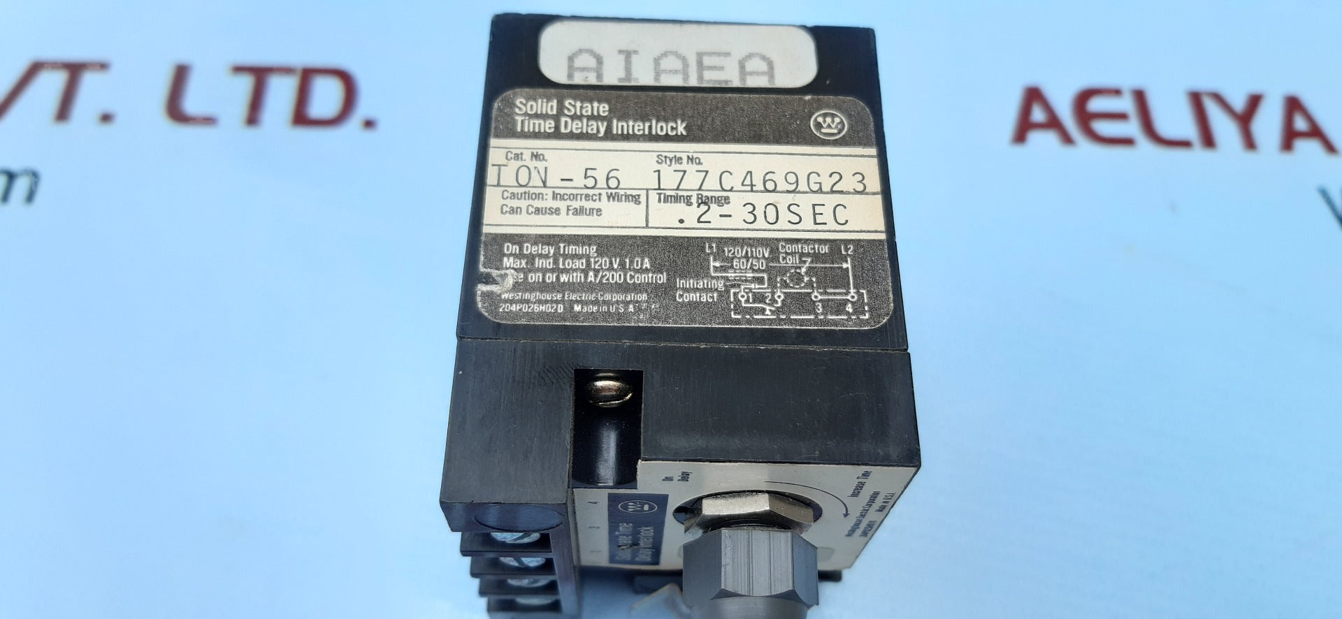 Westinghouse ton-56 solid state timer