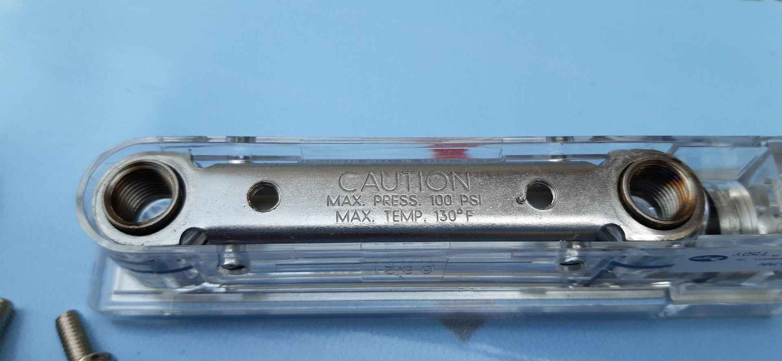 Dwyer rma-32-tmv flowmeter 100psi cc\min water