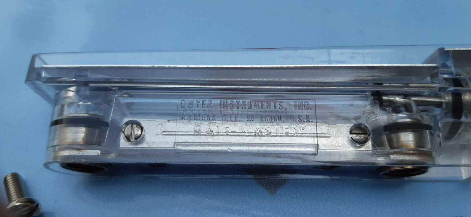 Dwyer rma-32-tmv flowmeter 100psi cc\min water