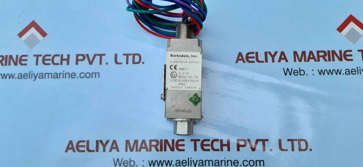 Barksdale 9692x-1cc-3-w72 flameproof switch pressure 400-3000 psi