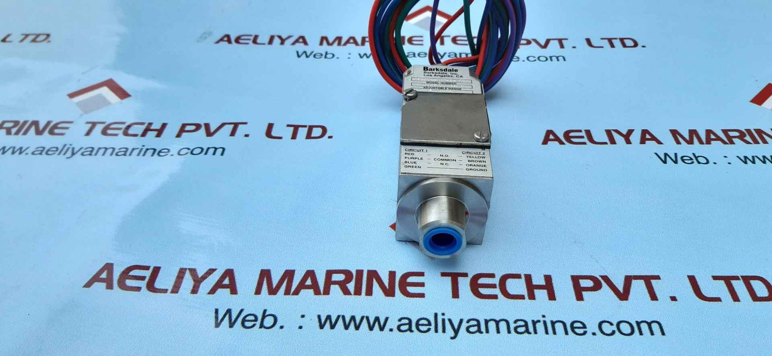 Barksdale 9692x-1cc-3-w72 flameproof switch pressure 400-3000 psi
