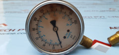 Lot of 2x Enfm 1211 pressure gauge 0-200 psi 0-14 bar