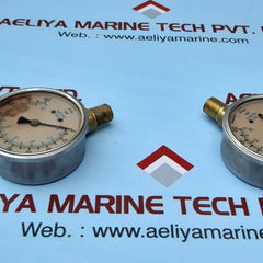 Lot of 2x Enfm 1211 pressure gauge 0-200 psi 0-14 bar