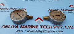 Lot of 2x Enfm 1211 pressure gauge 0-200 psi 0-14 bar