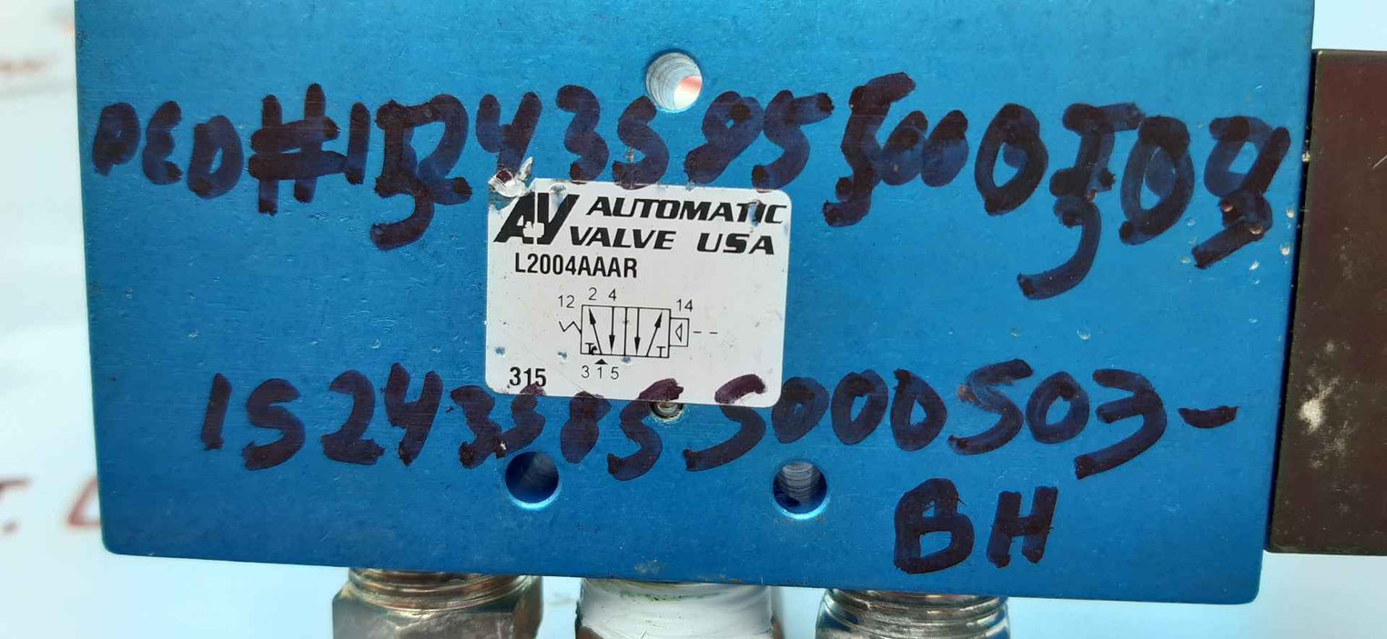 Automatic valve l2004aaar pneumatic valve