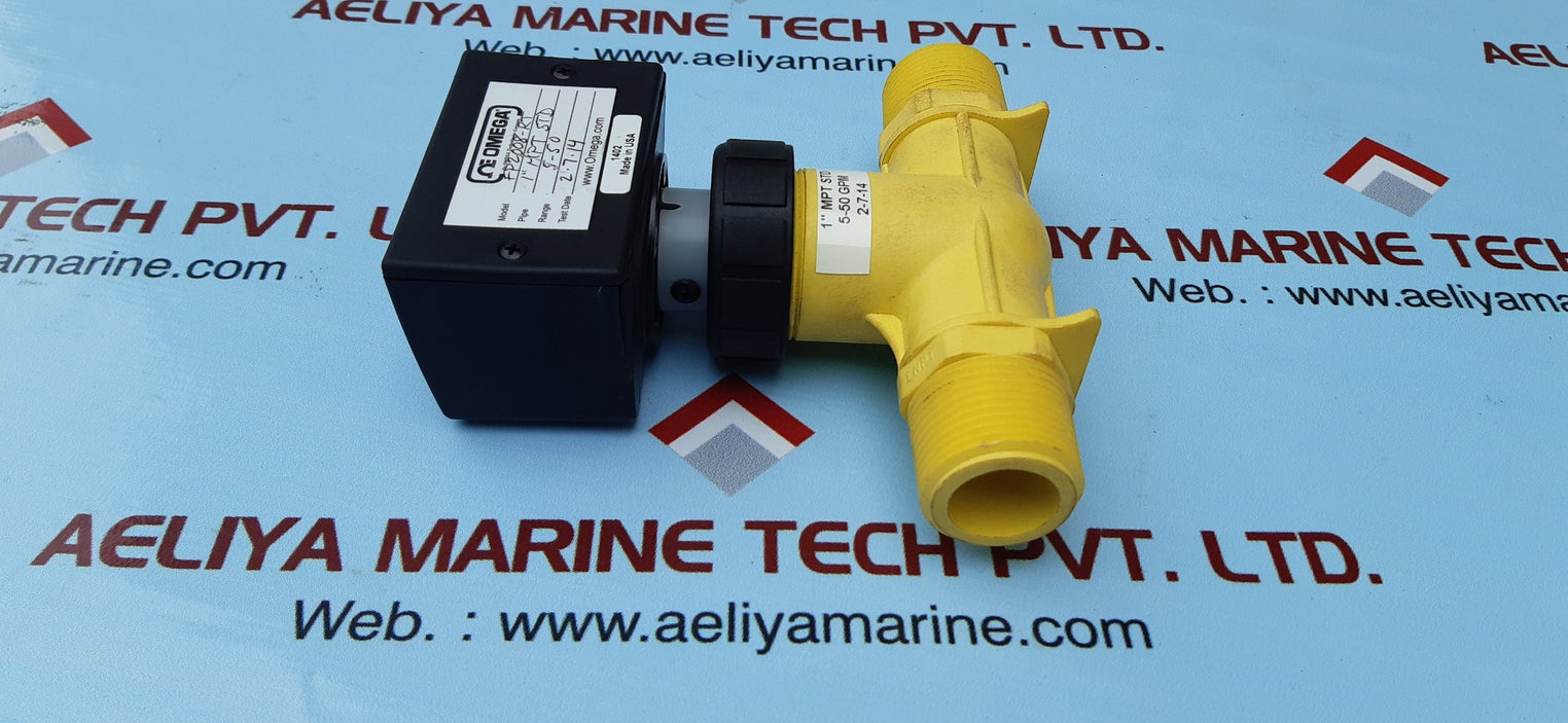 Omega fp2000 digital paddlewheel flowmeter fp2008-rt